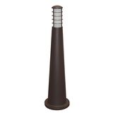 Ground Pillar Aluminum Culinder Cone with base with shades lighting Fitting 9026-650 GU10 IP54 rust