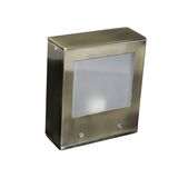 Wall mounted Aluminum 2side Square lighting fitting 9101-2A G9 IP54 antique brass body