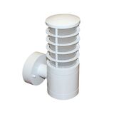 Wall mounted Aluminum Cylinder with shades with base Lighting fitting D90mm 7111 E27 IP44 white