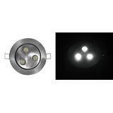 Diode power led fitting DL9W satin 20led 3x3W 45' cool white