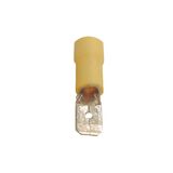 Insulated Male blade cable lug terminal MDD5-250 yellow