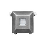 Aluminum Square frame of wall recessed mini spot light 9501 316 S.Steel