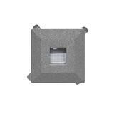 Aluminum Square frame of wall recessed mini spot light 9501 silver