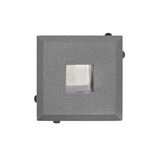 Aluminum Square frame of wall recessed spot light 9503 silver