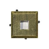 Aluminum Square frame of wall recessed spot light 9503 golden black