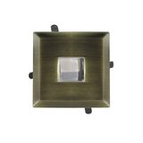 Aluminum Square frame of wall recessed spot light 9503 antiques brass