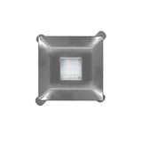 Aluminum Square frame of wall recessed mini spot light 9501 nickel satine