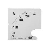 Plate for Analog Ammeter 96x96 1500/5A