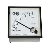 Analog Cosine Panel Meter Cosφ 96x96 380V/5A