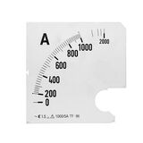 Plate for Analog Ammeter 96x96 1000/5A
