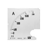 Plate for Analog Ammeter 96x96 1600/5A