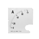 Plate for Analog Ammeter 96x96 60/5A