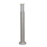 Ground Pillar Aluminum Culinder with base with shades lighting Fitting 9014-650 GU10 IP54 grey