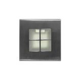 Mini Recessed Spot light Square WL-277 JC checkered frosted glass satin