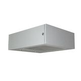 Wall mounted Aluminum 1side Square lighting fitting 9101-A G9 IP54 grey body