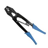 Crimping tool with klutch ratchet handle for 5,5-25mm² terminals
