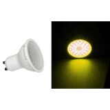 Led SMD GU10 Frosted Cover 230V 2.5W 105° Yellow