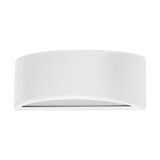 WALL MOUNT FIXTURE PC OVAL UP-DOWN E27 MAX.40W-IP65 WHITE
