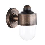 WALL MOUNT FIXTURE PC CYLINDRICAL PC DOWN D:97MM H19CM E27 IP44 RUSTIC