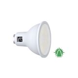 Led SMD GU10 Frosted Cover 230V 5W 105° Green