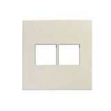 RG45+RG45 front part beige, without mechanism, without frame