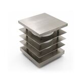 Top part for Aluminum Square with shades D110mm 7233-20/65/100 & 7234 satin