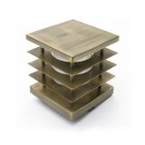 Top part for Aluminum Square with shades D110mm 7233-20/65/100 & 7234 antique brass