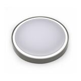 LED CEILING FIXTURE PC ROUND D:300MM 18W 4000K IP65 GREY
