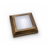 LED WALL CEILING PC SQUARE D125MM 4W 3000K IP65 RUSTIC