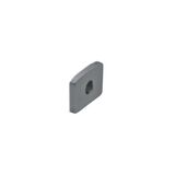 End caps silver  with hole for aluminum led profile wall mounted 30-055002
