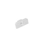 white End caps with hole for aluminum led profile wall mounted white 30-055020