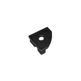 Black End caps with hole for aluminum led profile L type 30-057021