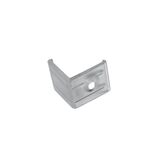 Mounting bracket transparent for aluminum profile L type 30-0570/30-0572