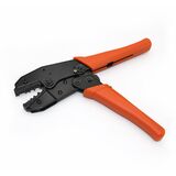 Crimping tool with clutch handle for coaxial RG terminals 1-6,5mm²