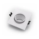 Recessed Spot light rotatable Square PC GU10 white