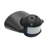 Wallmounted Infrared motion sensor Round shaped 360° 8A 230V black