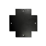 COVER FOR CROSS CONNECTOR FOR RECESSED RAIL 3phase BLACK