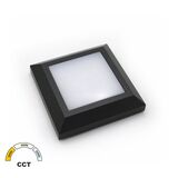 LED ΦΩΤΙΣΤΙΚΟ PC ΕΠΙΤΟIXO ΤΕΤΡΑΓΩΝ0 D125mm 4W CCT IP65 ΓΡΑΦΙΤΗΣ