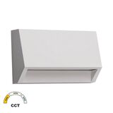 LED LUMINAIRY PC WALL INDIRECT LIGHT.CURVED RECT. 2W CCT IP65 WHITE