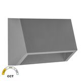 LED LUMINAIRY PC WALL INDIRECT LIGHT.CURVED RECT 2W CCT IP65 GREY