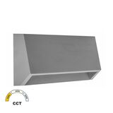 LED LUMINAIRY PC WALL INDIRECT LIGHTING CURVED RECTANGLE 3W CCT IP65 GREY