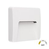 LED LUMINAIRY PC INDIRECT LIGHTING SQUARE 3W CCT IP65 WHITE