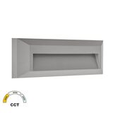 LED ΦΩΤΙΣ.PC ΕΠΙΤΟΙΧΟ ΕΜΜΕΣΟΥ ΟΡΘΟΓΩΝΙΟ 2W CCT IP65 ΓΚΡΙ