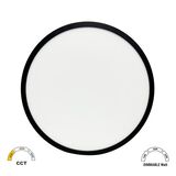 LED ΠΛΑΦ.ΣΤΡΟΓ.PC ΜΕ ΑΝΙΧΝ.ΚΙΝ.Φ283mm CCT 16-20-24W IP40 ΜΑΥΡΗ