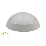 LED ΠΛΑΦΟΝΙΕΡΑ PC ΣΤΡΟΓΓΥΛΗ Φ220mm 20W CCT IP65 ΛΕΥΚΗ