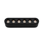 LED ΦΩΤΙΣΤΙΚΟ ΡΑΓΑΣ ΜΙΝΙ 6W 40VDC 36° 4000K ΜΑΥΡΟ