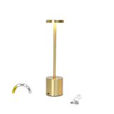 Led desk lamp 3W IP44 color adjustable + dimmable gold