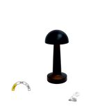 Led desk lamp mini mashroom 3W IP44 color adjustable + dimmable black