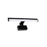 LED ΦΩΤΙΣΤ.ΛΟΥΤΡΟΥ ΣΤΡΟΓΓΥΛΟ ΑΛΟΥΜΙΝΙΟ&PC 60cm 10W IP44 CCTΜΑΥΡΟ