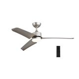 Ceiling Fan Φ1,32m DC32W LED 22W with controller silver